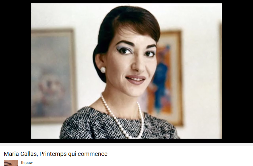 Saint-Saens Samson et Dalila printemps qui commence Callas